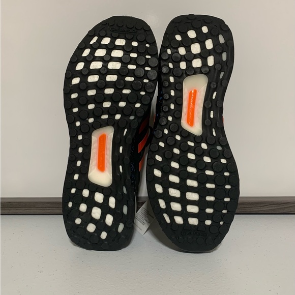 Adidas Ultraboost 5.0 DNA ‘Black Impact Orange Speckled’ Running Shoe-Size 7 New - Picture 8 of 12